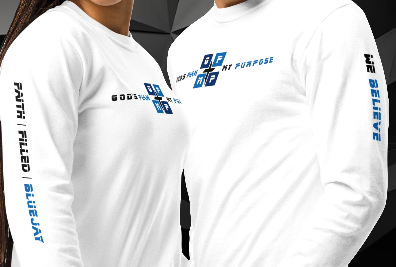 Faith-Filled Creighton Bluejays Premium Shirt with GP:MP logo, faith slogans, and relaxed fit.