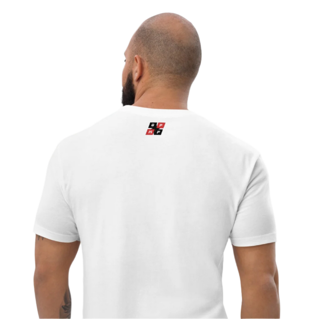White Diamond Premium T-Shirt in premium cotton, elegant design, unmatched comfort.