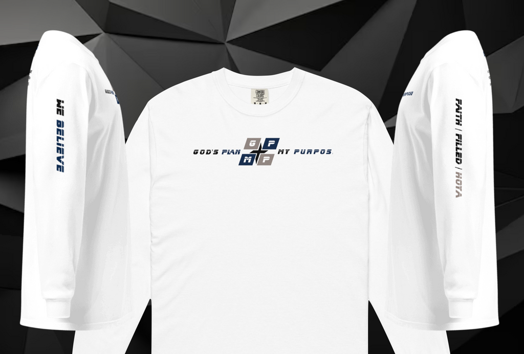Faith-Filled-Hoya Georgetown Hoyas Premium Shirt featuring GPMP logo and text, focuses on faith and team spirit.