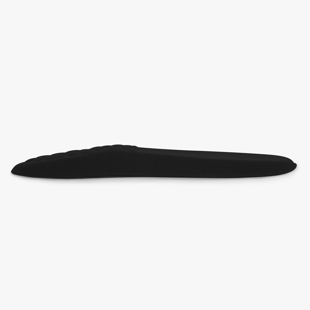 GPMP Black Mouse Pad with Wrist Rest, memory foam, ergonomic design, anti-slip bottom.